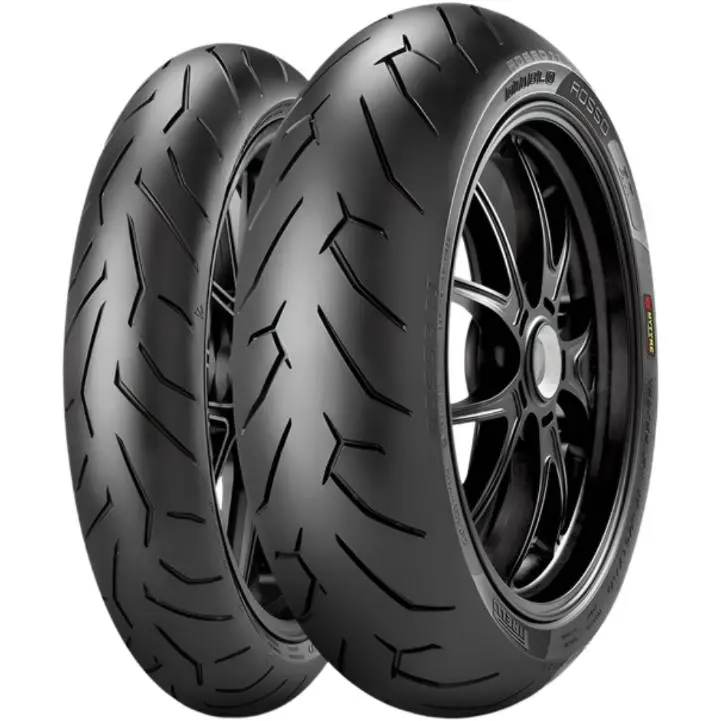Летние мотошины Pirelli Diablo Rosso II 120/70 R17 58W Передняя Спорт