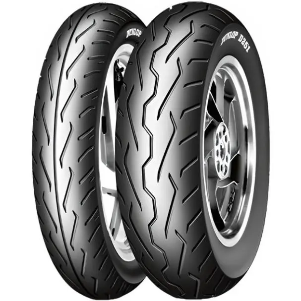 Летние мотошины Dunlop D251 150/80 R16 71V Передняя Спорт/Турист