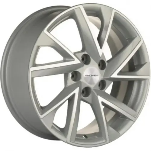 Диски  Khomen KHW 1724 7x17 5*114.3 ET45 DIA66.1 F-Silver-FP Литой купить 