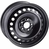 Диски Trebl 53C45D 5.5x14 4*108 ET45 DIA57.1 Black Штампованный