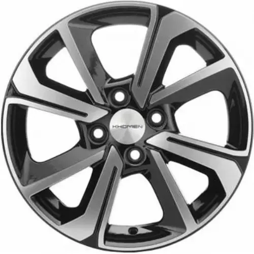 Диски  Khomen KHW 1501 6x15 4*100 ET40 DIA60.1 BKF Литой купить 