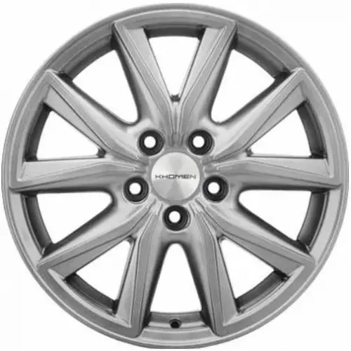 Диски  Khomen KHW 1706 7x17 5*114.3 ET50 DIA67.1 G-Silver Литой купить 