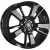 Диски  Khomen KHW 1704 7x17 5*108 ET50 DIA63.3 Black Литой купить 