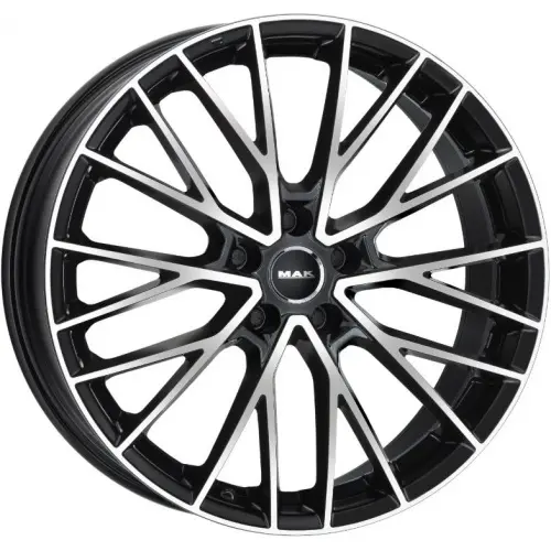 Диски  MAK Monaco 8.5x19 5*130 ET55 DIA71.6 Black mirror Литой купить 