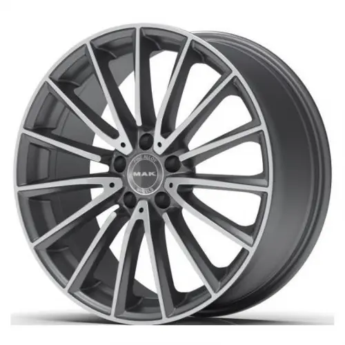 Диски  MAK Komet 8x19 5*112 ET43 DIA66.6 Gunmetal Mirror Face Литой купить 