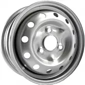 Диски Accuride ВАЗ 1111 4x12 3*98 ET40 DIA58.6 Silver Штампованный