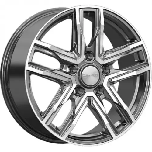Диски  Скад Техас 8.5x20 5*150 ET60 DIA110.1 Алмаз графит Литой купить 