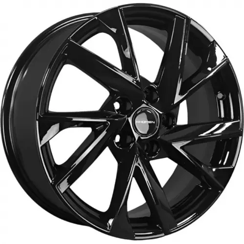 Диски  Khomen KHW 1714 7x17 5*108 ET40 DIA54.1 Black Литой купить 
