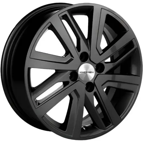 Диски  Khomen KHW 1609 6x16 4*100 ET41 DIA60.1 Black Matt Литой купить 