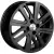 Диски  Khomen KHW 1609 6x16 4*100 ET41 DIA60.1 Black Matt Литой купить 