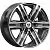 Диски K&K R8 7.5x17 6*114.3 ET30 DIA66.1 Алмаз черный Литой