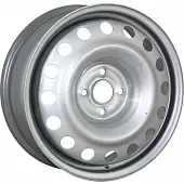 Диски Trebl X40048 6.5x16 4*100 ET40 DIA60.1 Silver Штампованный