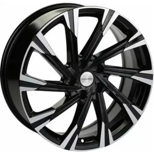 Диски  Khomen KHW 1901 7.5x19 5*114.3 ET45 DIA67.1 Black-FP Литой купить 