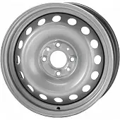 Диски Trebl 8460 6x15 5*114.3 ET40 DIA66.1 Silver Штампованный