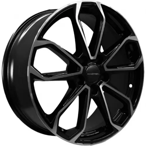 Диски  Khomen KHW 1816 7x18 5*110 ET35 DIA67.1 Black-FP Литой купить 