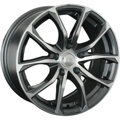 Диски  LS 764 7x16 4*114.3 ET40 DIA67.1 BKF Литой купить 
