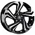 Диски Replay DF1 6.5x18 5*108 ET43 DIA65.1 BKF Литой