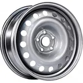 Диски Trebl R-1676 P 6.5x16 4*100 ET37 DIA60.1 Silver Штампованный