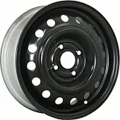 Диски Trebl X40039 5.5x15 4*100 ET45 DIA54.1 Black Штампованный