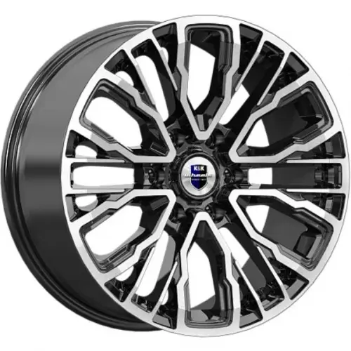 Диски  K&K Кортес 8.5x19 6*139.7 ET24 DIA77.8 Алмаз черный Литой купить 