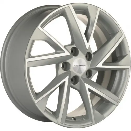 Диски  Khomen KHW 1714 7x17 5*114.3 ET51 DIA67.1 F-Silver-FP Литой купить 