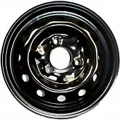 Диски Accuride ВАЗ 1111 4x12 3*98 ET40 DIA58.6 Black Штампованный
