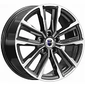 Диски K&K Лацио 7.5x17 5*110 ET38 DIA67.1 Алмаз черный Литой