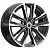 Диски K&K Лацио 7.5x17 5*110 ET38 DIA67.1 Алмаз черный Литой