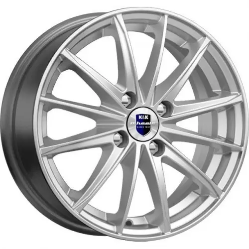 Диски  K&K Пойнт Бланк 6x15 4*100 ET40 DIA67.1 Сильвер Литой купить 
