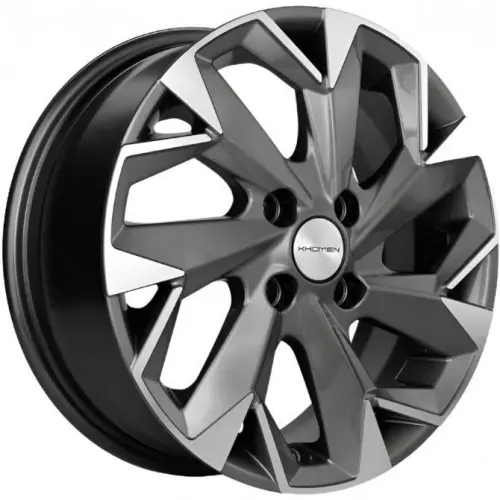 Диски  Khomen KHW 1402 5.5x14 4*100 ET45 DIA56.1 Gray-FP Литой купить 