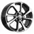 Диски  K&K КС861 6x15 4*100 ET48 DIA54.1 Алмаз черный Литой купить 