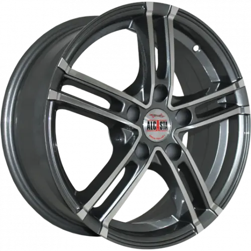 Alcasta M06 6.5x16 5*112 ET46 DIA57.1 BKF Литой