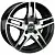 Диски LS 281 6x14 5*100 ET35 DIA57.1 BKF Литой