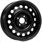 Диски Trebl 6775 5.5x15 4*100 ET45 DIA60.1 Black Штампованный