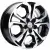 Диски  Khomen KHW 1711 6.5x17 5*114.3 ET37 DIA66.6 Black-FP Литой купить 
