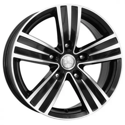 Диски  K&K да Винчи 6.5x16 5*100 ET42 DIA57.1 Алмаз черный Литой купить 