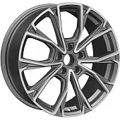 Диски Khomen KHW 1907 7.5x19 5*108 ET47 DIA60.1 Gray-FP Литой