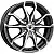 Диски K&K Brent 6x16 4*108 ET48 DIA63.3 Алмаз черный Литой