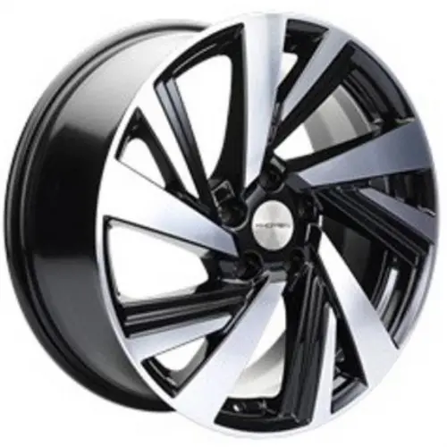 Диски  Khomen KHW 1801 7.5x18 5*114.3 ET39 DIA60.1 BKF Литой купить 