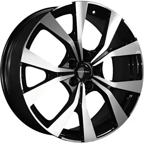 Диски  Khomen KHW 1906 7x19 5*114.3 ET40 DIA64.1 BKF Литой купить 