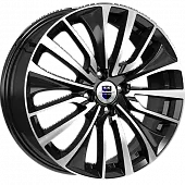 Диски K&K Flanker 6.5x17 5*110 ET39 DIA65.1 Алмаз черный Литой