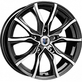 Диски K&K Твист 7.5x17 5*100 ET45 DIA56.1 Алмаз черный Литой