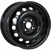 Диски Trebl 64E45M 6x15 4*114.3 ET45 DIA66.1 Black Штампованный