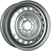 Диски Trebl X40033 6x16 4*100 ET50 DIA60.1 Silver Штампованный