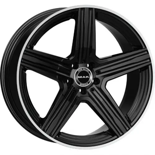 Диски  MAK Lewis 9x18 5*112 ET50 DIA66.6 Gloss Black Mirror Ring Литой купить 