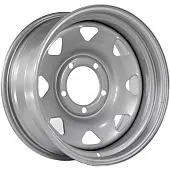 Диски Trebl Off-road 02 8x16 5*139.7 ET-10 DIA110.1 Silver Штампованный