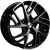 Диски  Khomen KHW 1722 6.5x17 5*114.3 ET45 DIA67.1 Black-FP Литой купить 