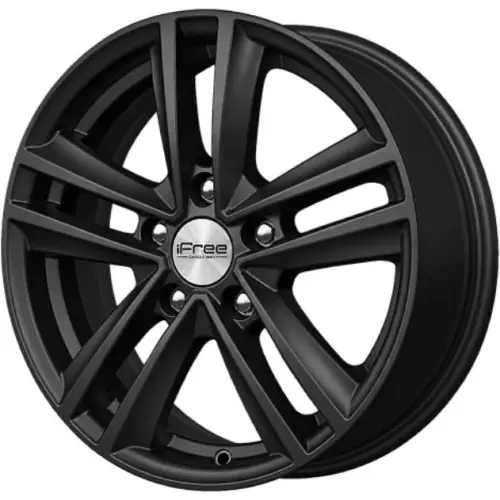 Диски  iFree Катар 6.5x16 5*100 ET40 DIA67.1 Блэк мэт Литой купить 