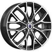 Диски K&K Лилиом 6x16 4*114.3 ET40 DIA67.1 Алмаз черный Литой