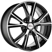 Диски X'trike X-122 7.5x18 5*100 ET48 DIA56.1 BKFP Литой